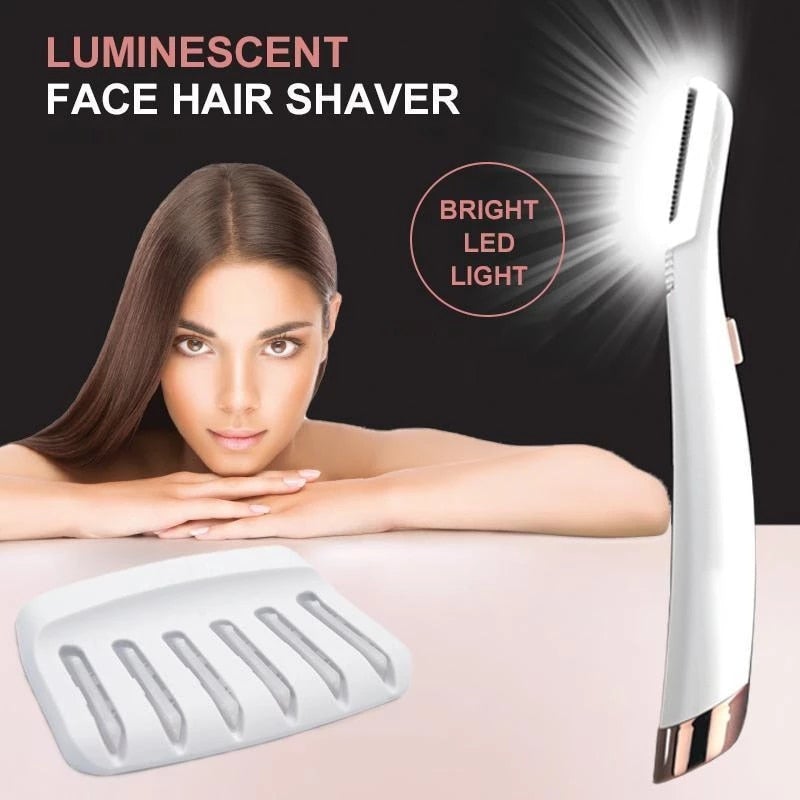 Exfoliant facial à LED pour épilation du visage
