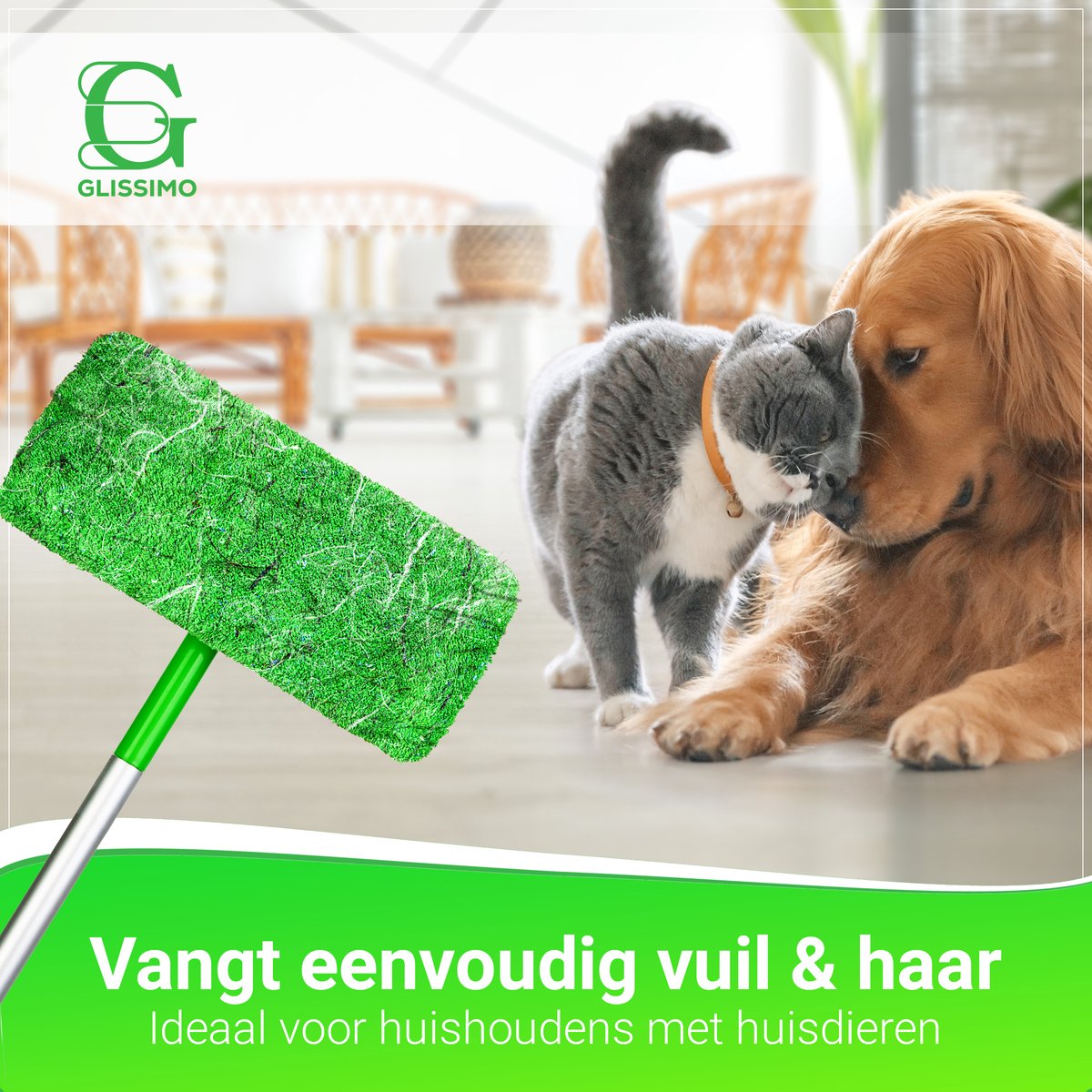 microvezel vloer reinigen nat en droog