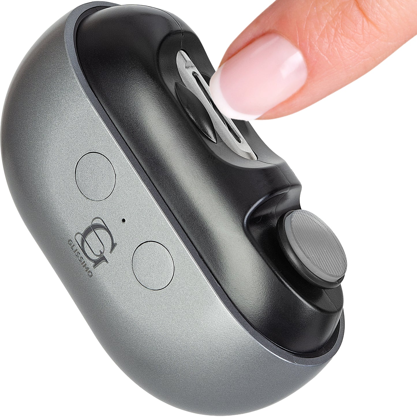 Glissimo - 3 in 1 - Professionele Elektrische Nagelknipper – Nagelfrees – Vinger en Teen Schaar - Met Opzetstukken voor polijsten & Nagelriemverzorging – Manicure & Pedicure - Baby Nagels - Nagelvijl - Veilig voor Baby's, Kinderen & Volwassenen