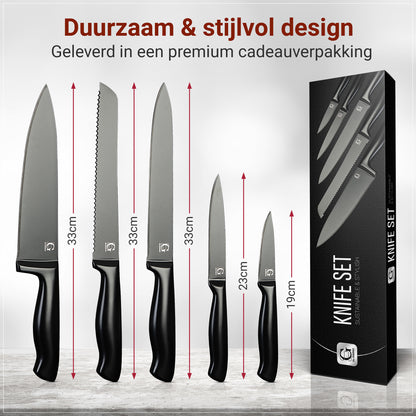 Glissimo 5 delige Messenset