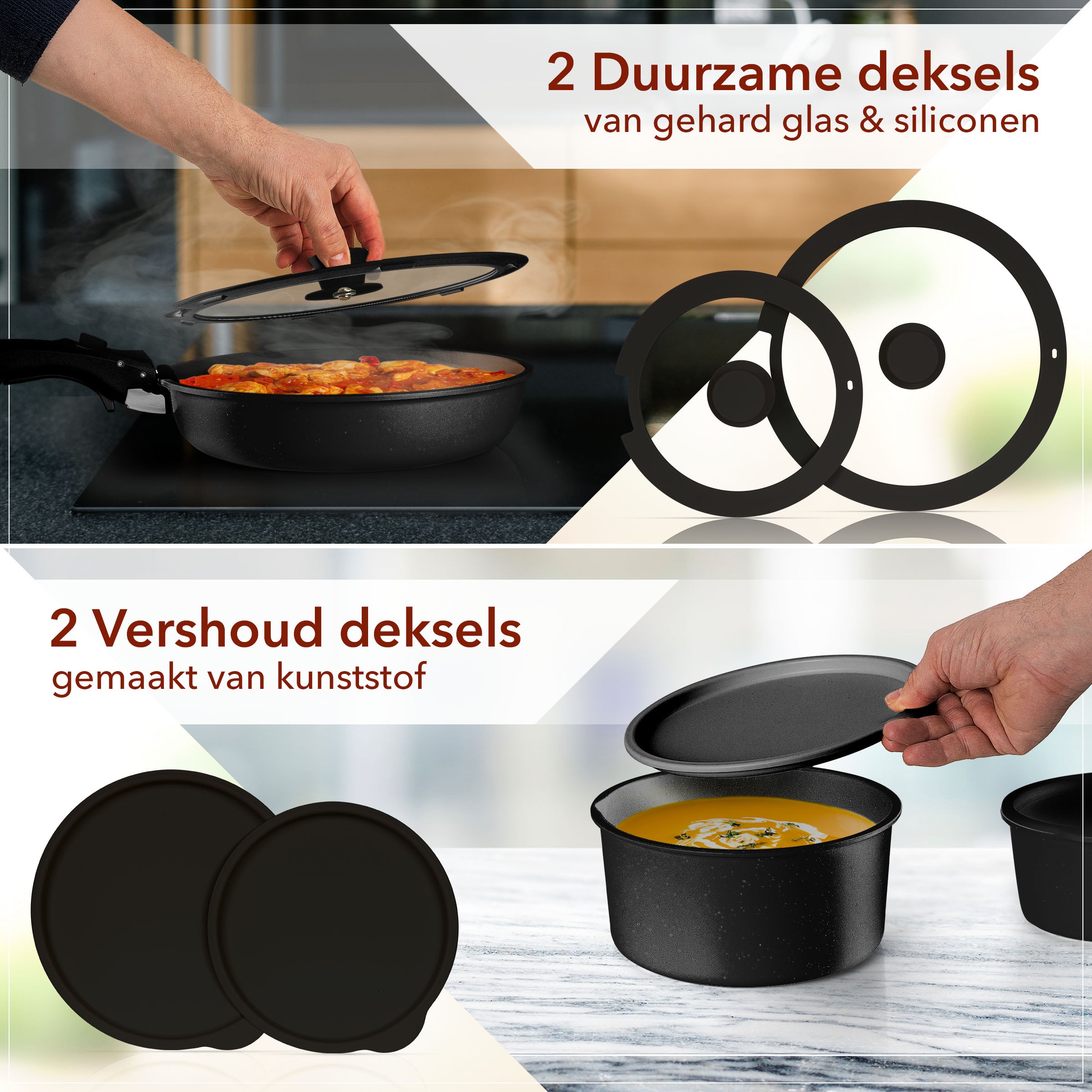 aluminium pannenset premium kwaliteit