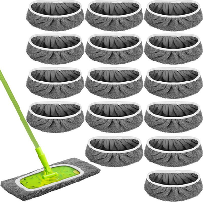 Herbruikbare microvezel mop pads 10 stuks