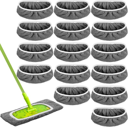Herbruikbare microvezel mop pads 10 stuks